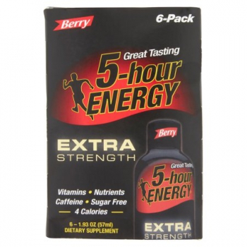 5 Hour Energy Extra Strength Berry 6 Pack