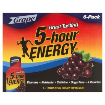 5-Hour Energy Shot Grape 6 Pack