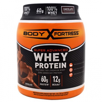 Body Fortress Super Advanced Whey Protein Powder, Chocolate ca. 907g (32oz)