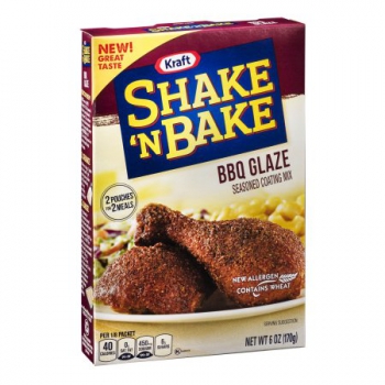 Kraft Shake 'N Bake Seasoned Coating Mix BBQ Glaze ca. 170g (6oz)