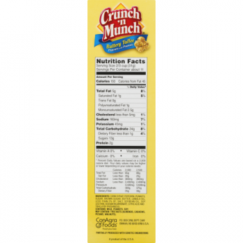 Crunch 'n Munch Butter Toffee with Peanutes ca. 340g (12oz)