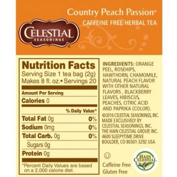 Celestial Seasonings Country Peach Passion Tea ca. 41g (1.44oz)