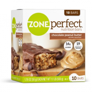 ZonePerfect Nutrition Bar, 14 Grams of Protein, Chocolate Peanut Butter ca. 500g (17.6oz)