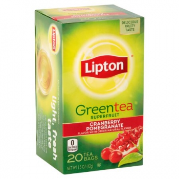 Lipton Superfruit Cranberry Pomegranate Green Tea ca. 42g (1.5oz)