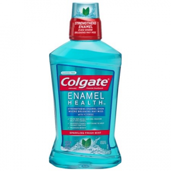 Colgate Enamel Health Mouthwash, Sparkling Fresh Mint ca. 500ml (17.6oz)