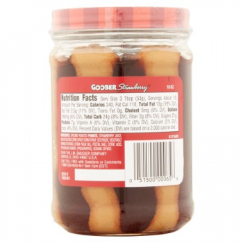 Smucker's Goober Peanut Butter & Strawberry Jelly Stripes ca. 510g (18oz)