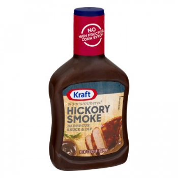 Kraft Barbecue Sauce & Dip Slow-Simmered Hickory Smoke ca. 500g (17.6oz)