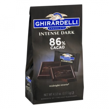 Ghirardelli Chocolate Intense Dark 86 % Cacao Midnight Reverie ca. 116g (4.1oz)
