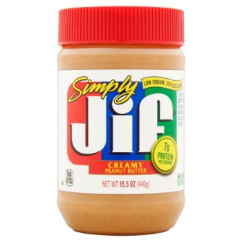 Jif Low Sodium Creamy Peanut Butter ca. 440g (15.5oz)