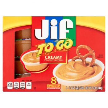 Jif To Go Creamy Peanut Butter 8 Count ca. 340g (12oz)