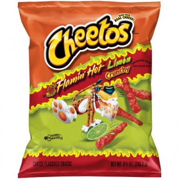 Cheetos, Flamin' Hot Limon Crunchy ca. 240g (8.45oz)