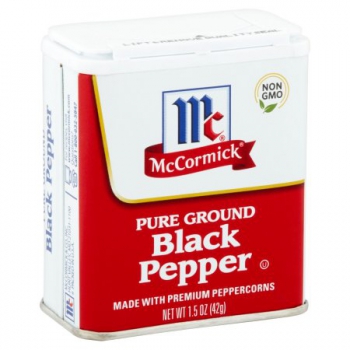 McCormick Black Pepper ca. 42g (1.5oz)