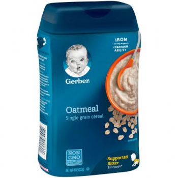 Gerber Single-Grain Oatmeal Baby Cereal ca. 226g (8oz)