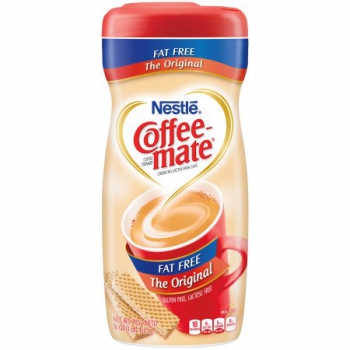 Nestle Coffee-mate Fat Free Original Powder Coffee Creamer ca. 453g (16oz)