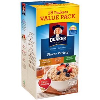 Quaker Instant Oatmeal Flavor Variety ca. 770g (27.1oz)