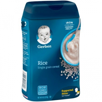 Gerber Single-Grain Rice Baby Cereal ca. 226g (8oz)