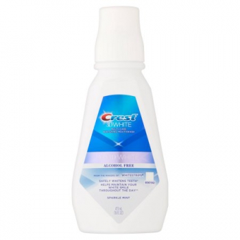 Crest 3D White Vivid White Sparkle Mint Multi-Care Whitening Mouthwash ca. 453ml (16oz)