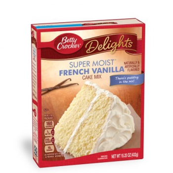 Betty Crocker French Vanilla Cake Mix ca. 430g (15.17oz)