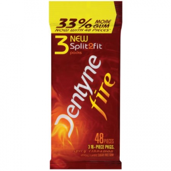 Dentyne Fire Spicy Cinnamon Sugar Free Gum ca. 40g (1.4oz)