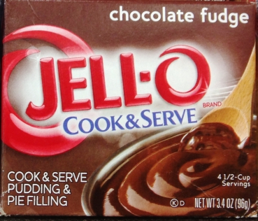 JELL-O COOK and SERVE Chocolate Fudge  Pudding & Pie Filling 96 g