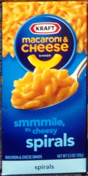 Kraft Macaroni & Chesse -Spirals  Made with real Cheddar Cheese- 156 g