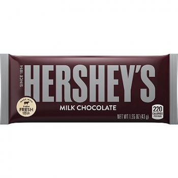 HERSHEY'S Milk Chocolate Bar, 36Ct ca. 1,58kg (3,48pounds)