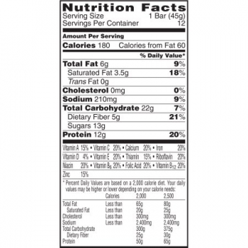 Kellogg's Special K Protein Meal Bars, Chocolate Peanut Butter ca. 540g (19oz)