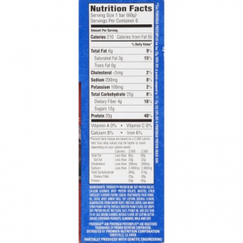 PowerBar 20g Protein Plus Chocolate Peanut Butter Bars ca. 360g (12.7oz)