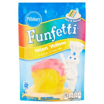 Pillsbury Funfetti Cupcake & Cake Neon Yellow ca. 230g (8.1oz)