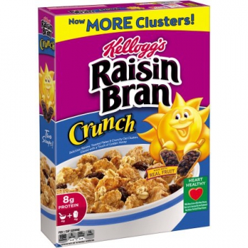 Kellogg's Raisin Bran Crunch Cereal ca. 515g (18.1oz)