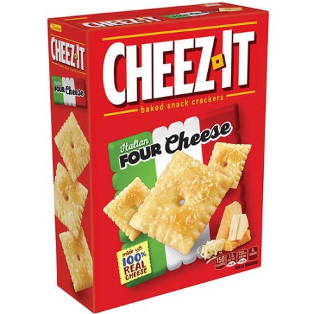 Cheez-It Italian Four Cheese Baked Snack Crackers ca. 