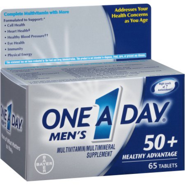 One A Day  Multivitamintabletten  50+