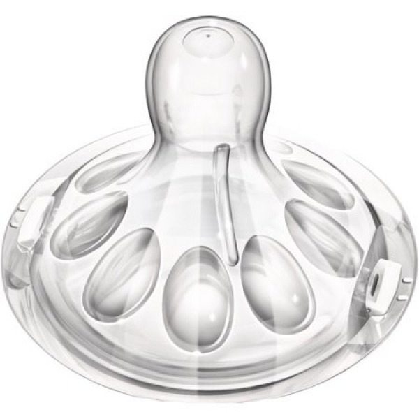 Philips Avent Natural Medium Flow Nipple for Avent Natural Bottles, 3 Months+, 2-ct, BPA-Free