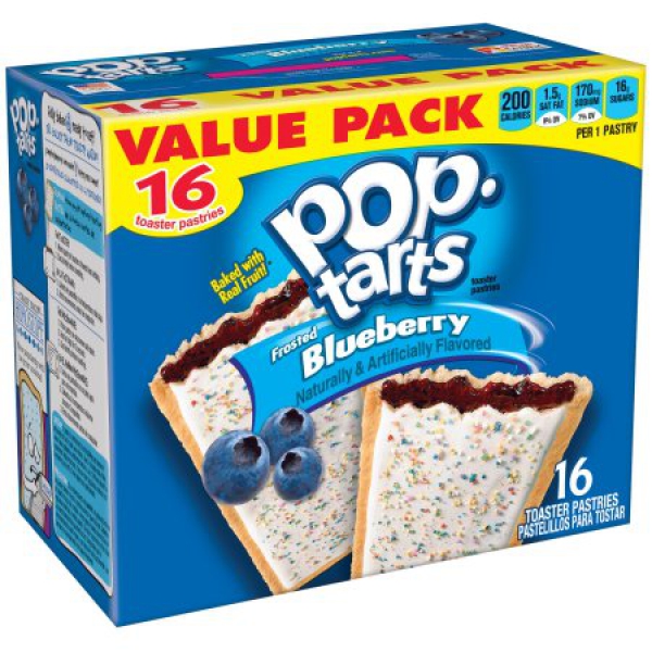 Kellogg's Frosted Blueberry Pop-Tarts 16ct