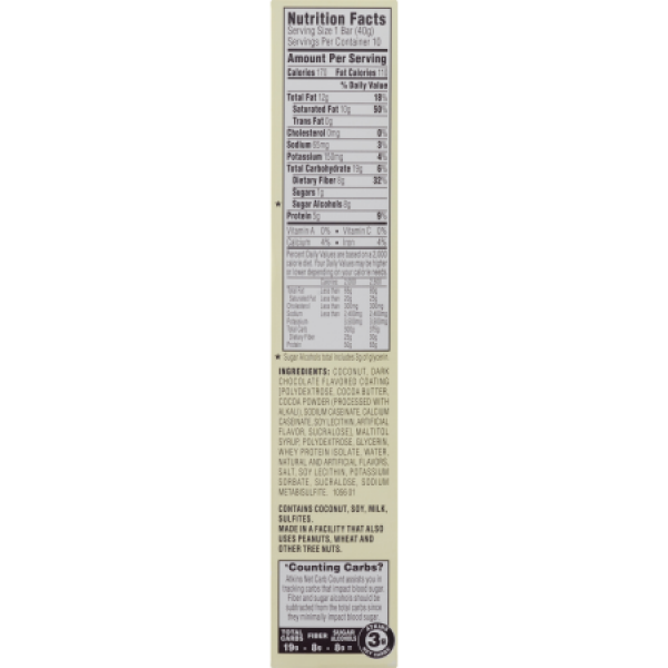 Atkins Endulge Chocolate Coconut Bar ca. 400g (14.1oz)