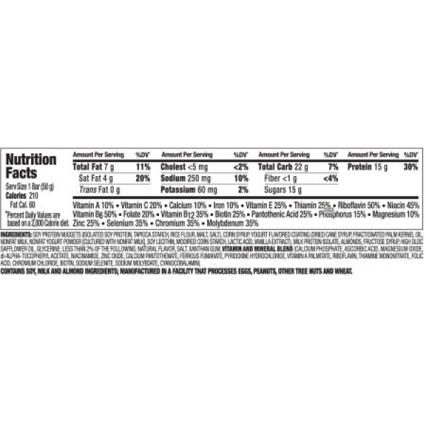 ZonePerfect Nutrition Bar, 15 Grams of Protein, Cinnamon Roll ca. 600g (21.15oz)