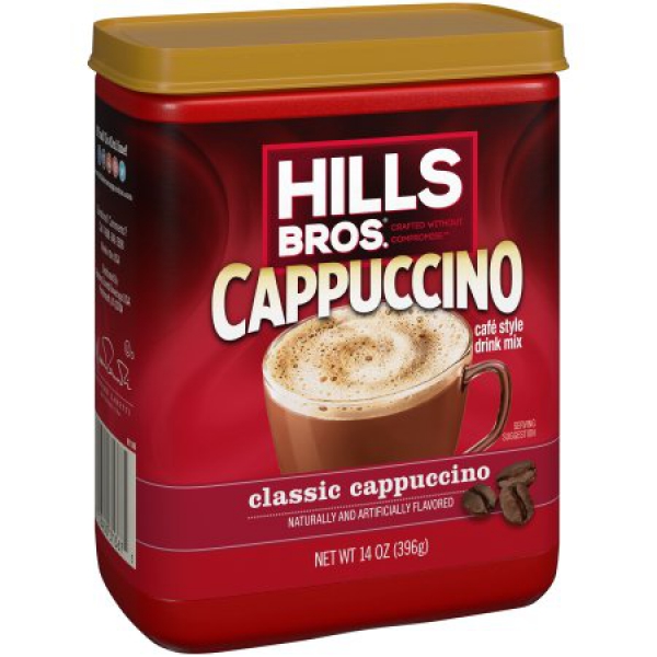 Hills Bros. Classic Cappuccino Drink Mix ca. 396g (14oz)