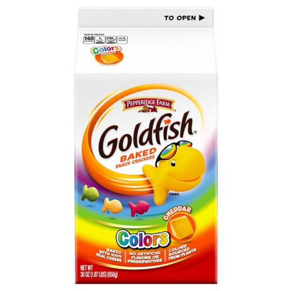 Pepperidge Farm Goldfish Colors Cheddar ca. 950g (33.5oz)