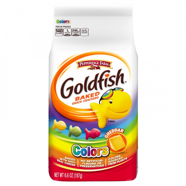 Pepperidge Farm Goldfish Colors Cheddar ca. 187g (6.6oz)