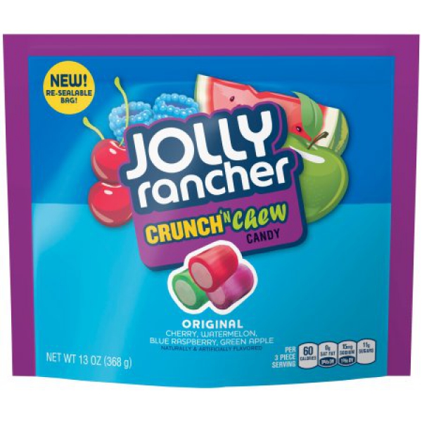 Jolly Rancher Original Crunch 'N Chew Candy Assortment ca. 368g (13oz)
