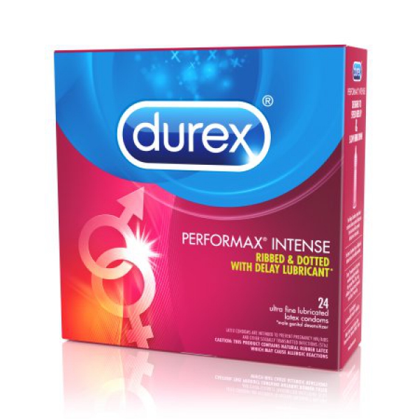 Durex Performax Intense Ultra Fine Lubricated Latex Condoms