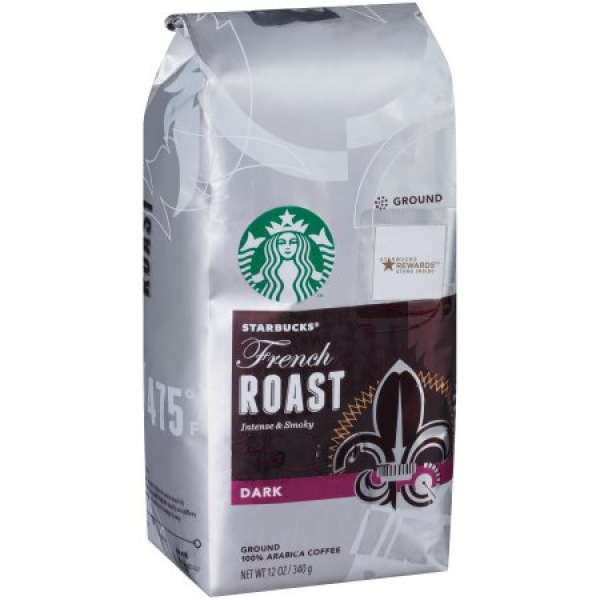 Starbucks French Roast Dark Roast Ground Coffee ca. 340g (12oz)