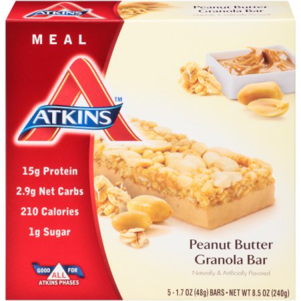 Atkins Advantage Peanut Butter Granola Bar ca. 240g (8.45oz)