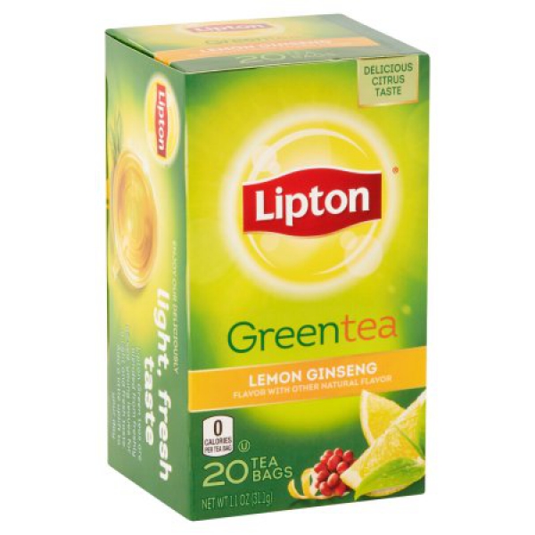 Lipton Lemon Ginseng Green Tea ca. 31g (1.1oz)
