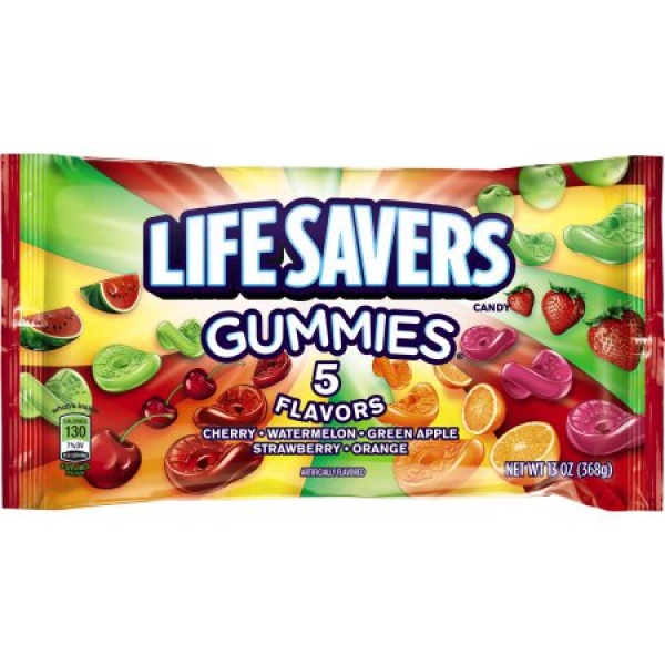 Life Savers Gummies 5 Flavors Candy ca. 368g (13oz)