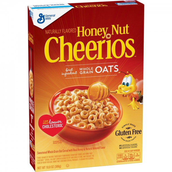 General Mills Honey Nut Cheerios Gluten Free Cereal ca. 306g (10.8oz)