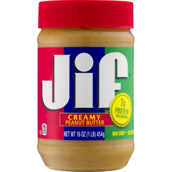 Jif Creamy Peanut Butter ca. 450g (15.8oz)
