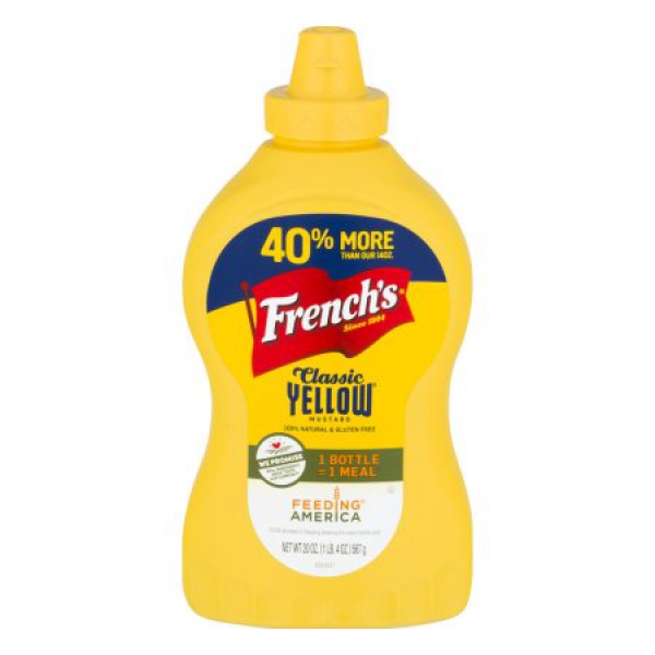 French's Classic Yellow Mustard ca. 567g (20oz)