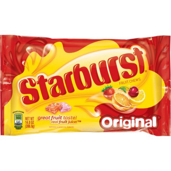 Starburst Original Fruit Chews Candy ca. 397g (14oz)