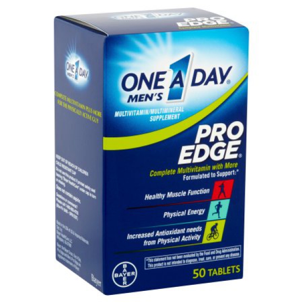 One A Day  Multivitamin for Men Pro Edge  50 Tabletten